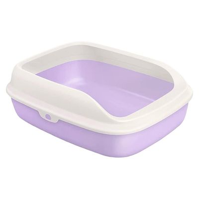 Imagen 2 del producto Arenero Para Gato Semicerrado Talla M Rosado o Morado