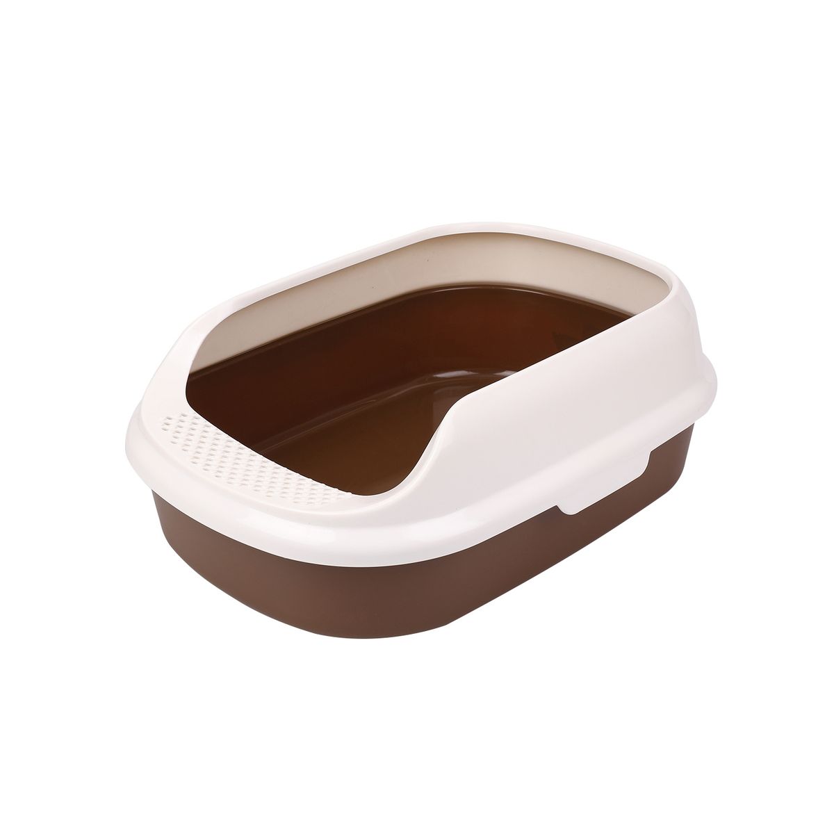 GENERICO - Arenero Para Gato Semicerrado Talla M Café