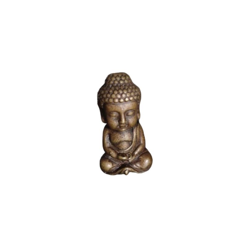 GENERICO - Adorno de Buda Cobre Artesanía A Mano Mini Estatua Bebe