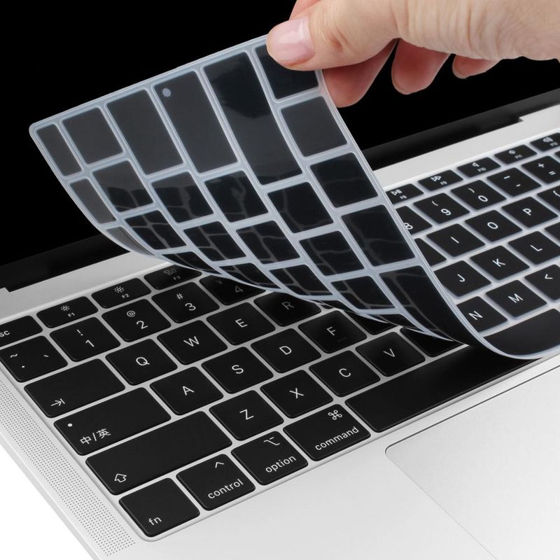 GENERICO - Protector Teclado Silicona Para Macbook Air 13 M1 A2179 / A2337 Negro