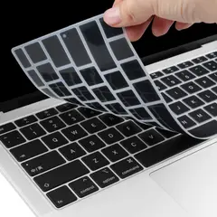 GENERICO - Protector Teclado Silicona Para Macbook Air 13 M1 A2179 / A2337 Negro