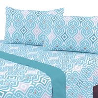 Juego de Sabanas 144 Hilos Morocco Petroleo Superking