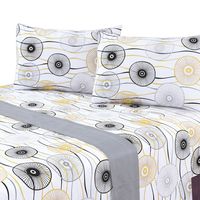 Juego de Sabanas 144 Hilos Umbrella Grey Superking