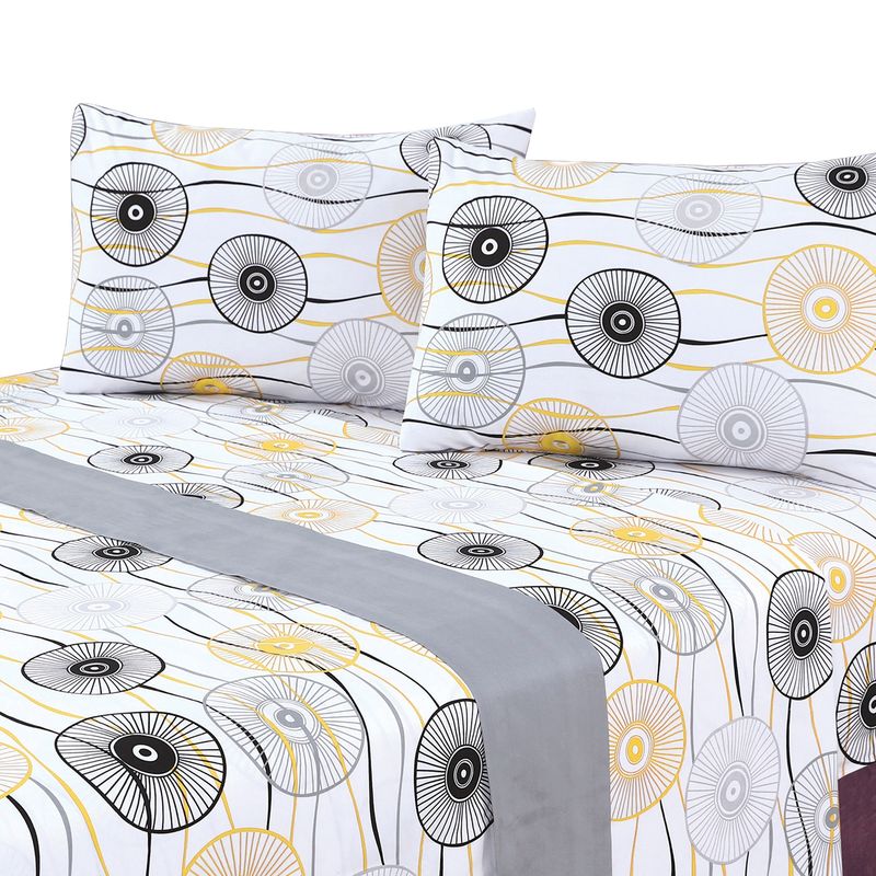 MALLORCA - Juego de Sabanas T144 Umbrella Grey King