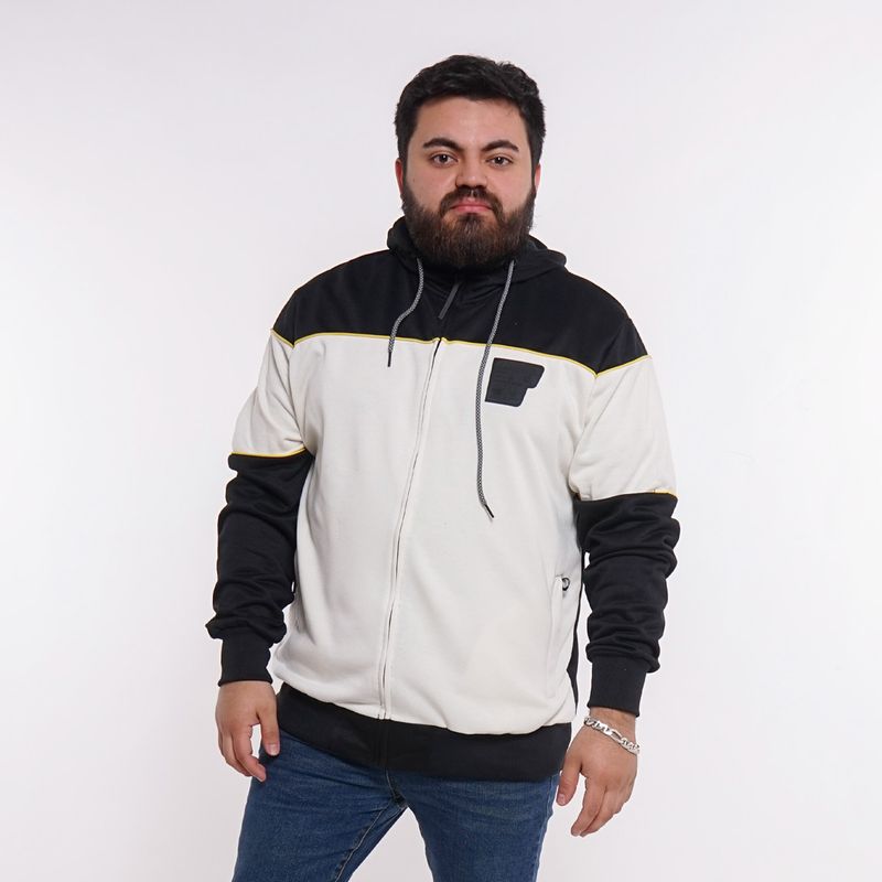 GANGSTER - Plus Poleron Fullzipper Delgado Evolution Negro