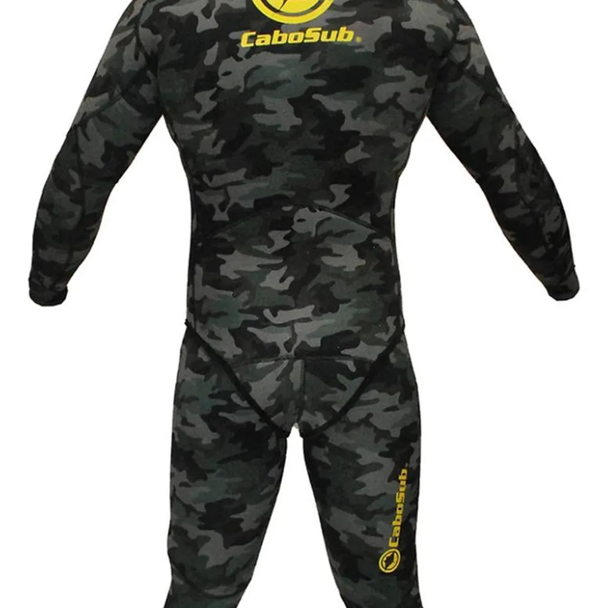 CABOSUB - Traje de Apnea y buceo Cabosub Camuflado 7mm - Negro - L