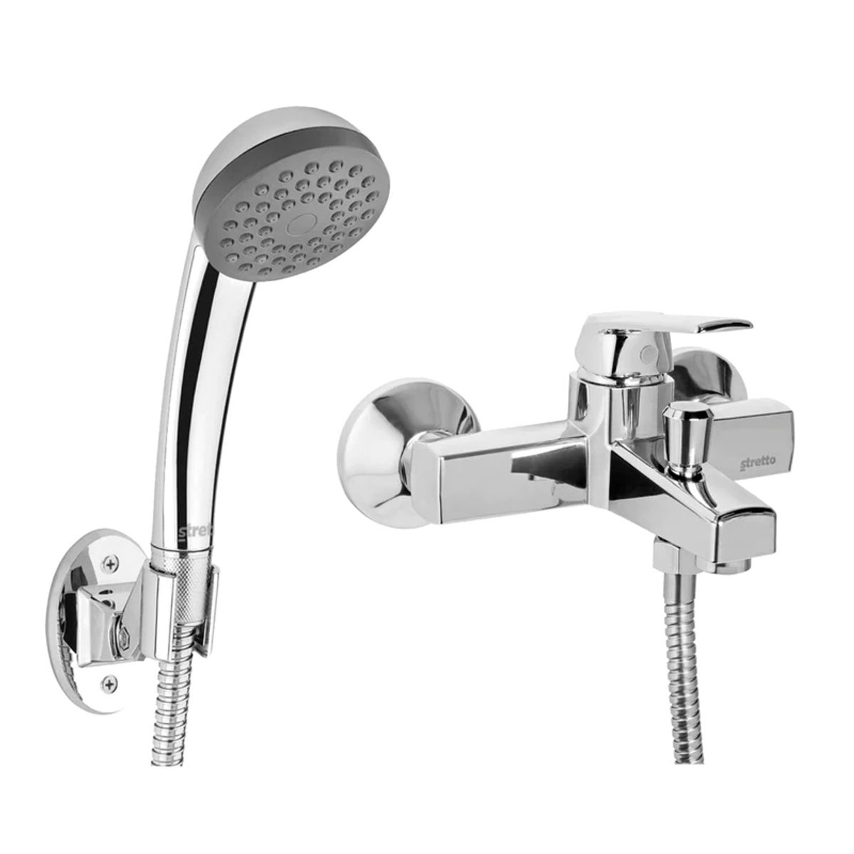 STRETTO - Monomando Llave Grifo Para Tina Ducha Modelo Modena Stretto