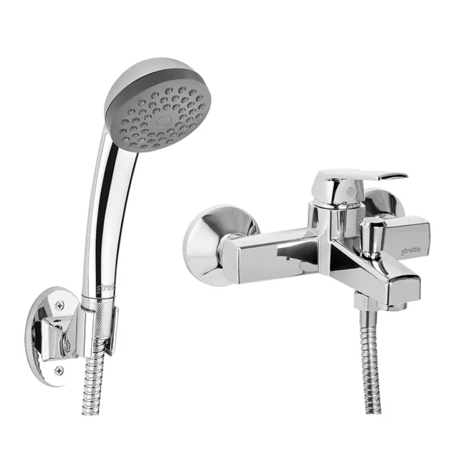 STRETTO - Monomando Llave Grifo Para Tina Ducha Modelo Modena Stretto