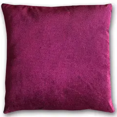 LIVING MARKET - Cojín Morado Chenille 45x45