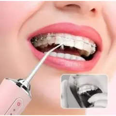GENERICO - Limpiador Bucal Irrigador Portatil Manual Agua Dental