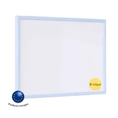 BI SILQUE - Pizarra Blanca Melamina 60×40 Mdf Pastel Azul Bi-silque