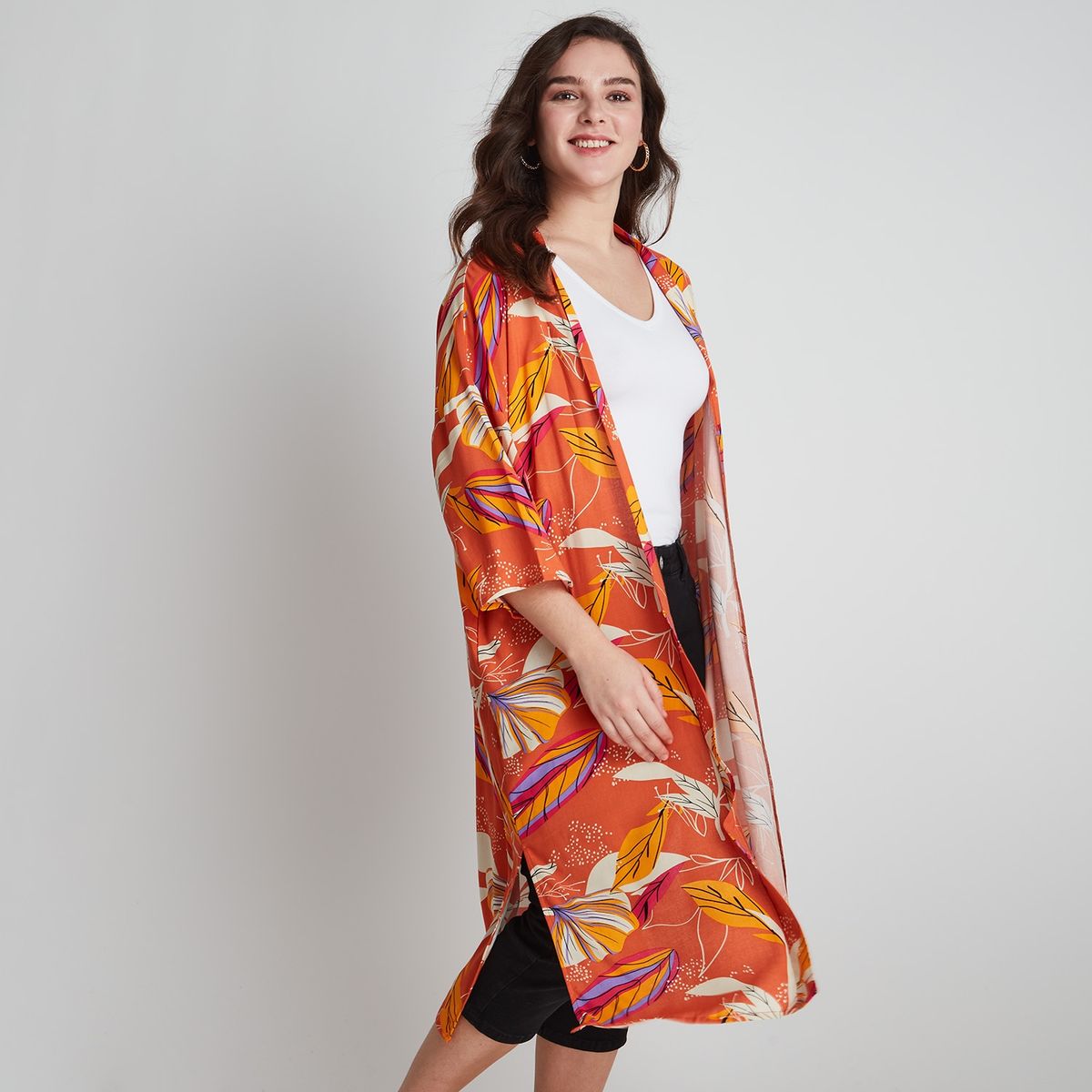 CURVI - Tapado Manga Kimono Largo CURVI