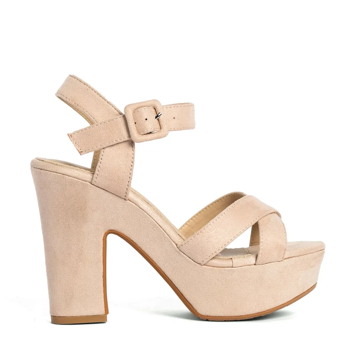 WEIDE - Sandalia Taco Beige Fiesta WXY370-21 Weide