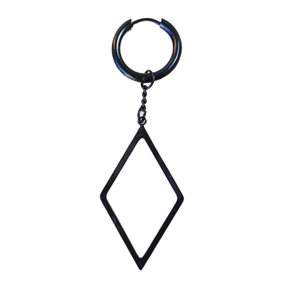 ELBAULDEJUMA - Aro Largo Kpop Rombo Cosplay Punk Negro Doble Uso Unidad