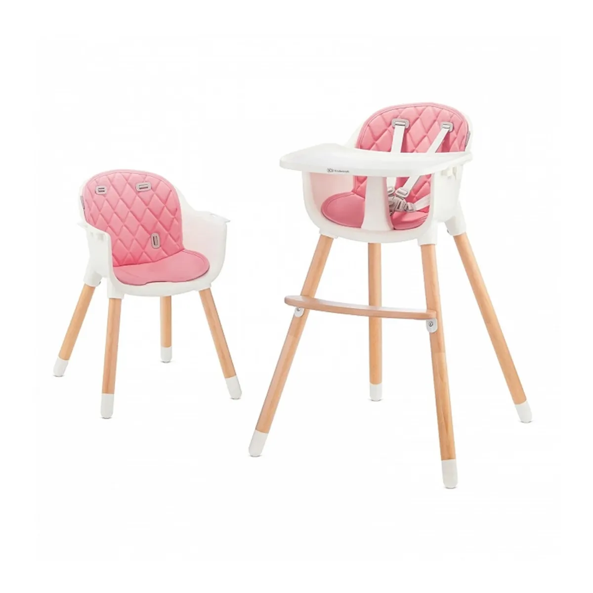KINDERKRAFT - Silla de Comer SIENNA Pink KINDERKRAFT