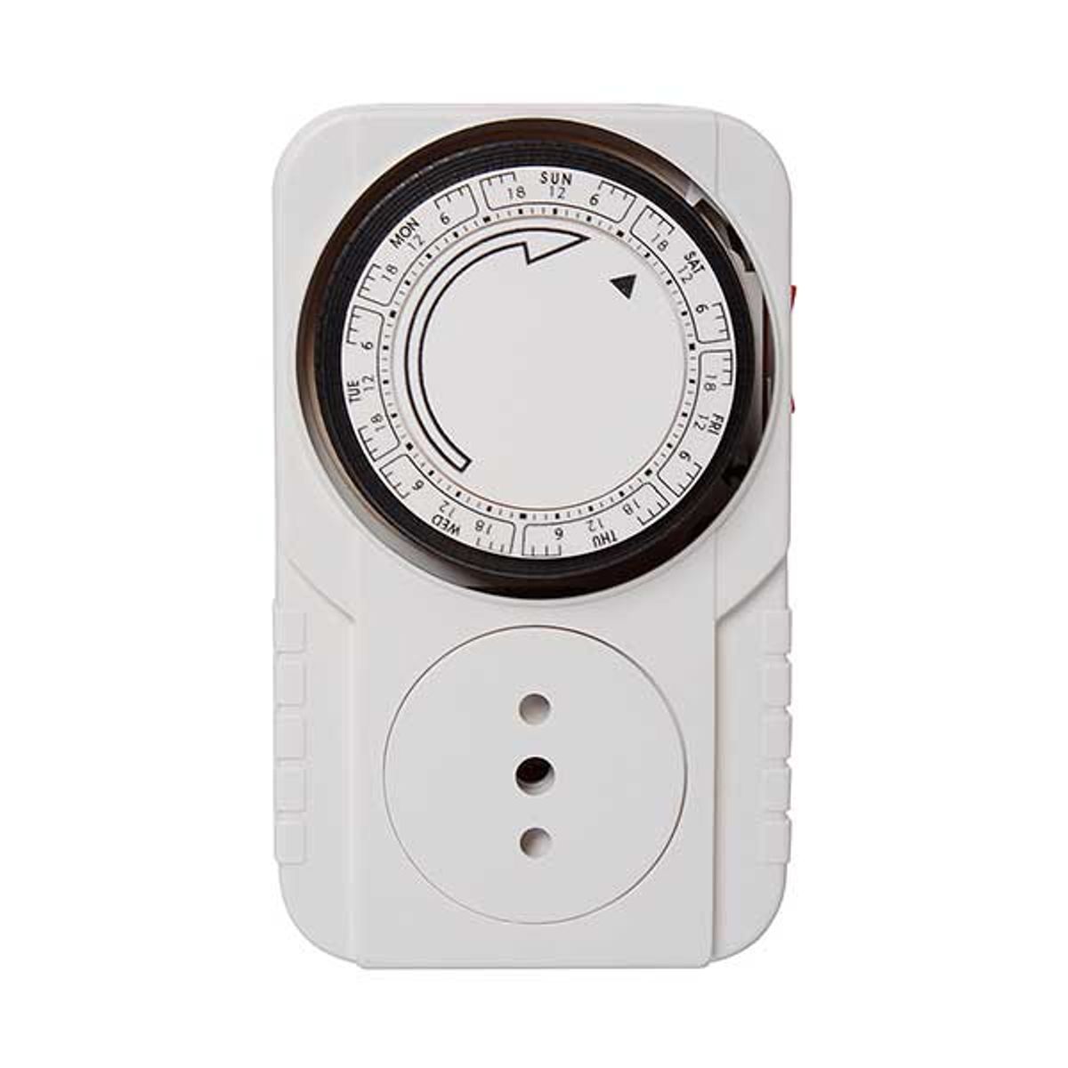 GENERICO - Timer Análogo 24 Horas Adaptador Analógico