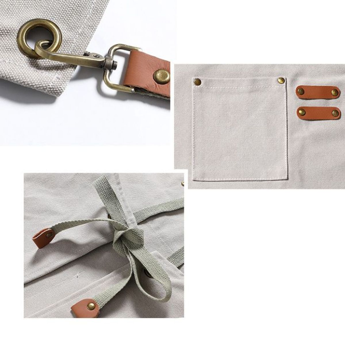 CRUSEC - Delantal Pechera Unisex Multiuso Hogar Trabajo Parrilla - Azul