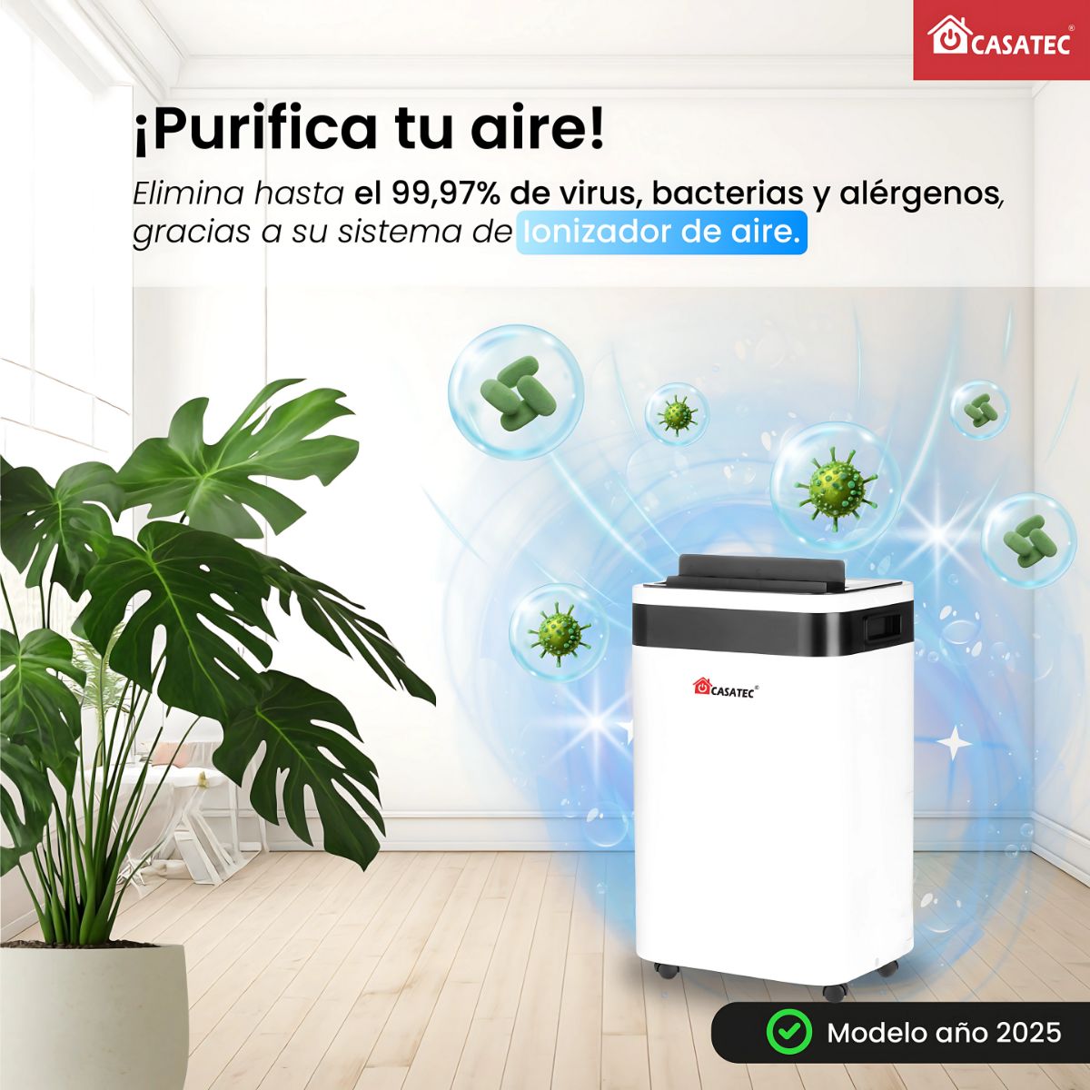 CASATEC - Deshumidificador de Aire Gtd-250 Plus WIFI Casatec