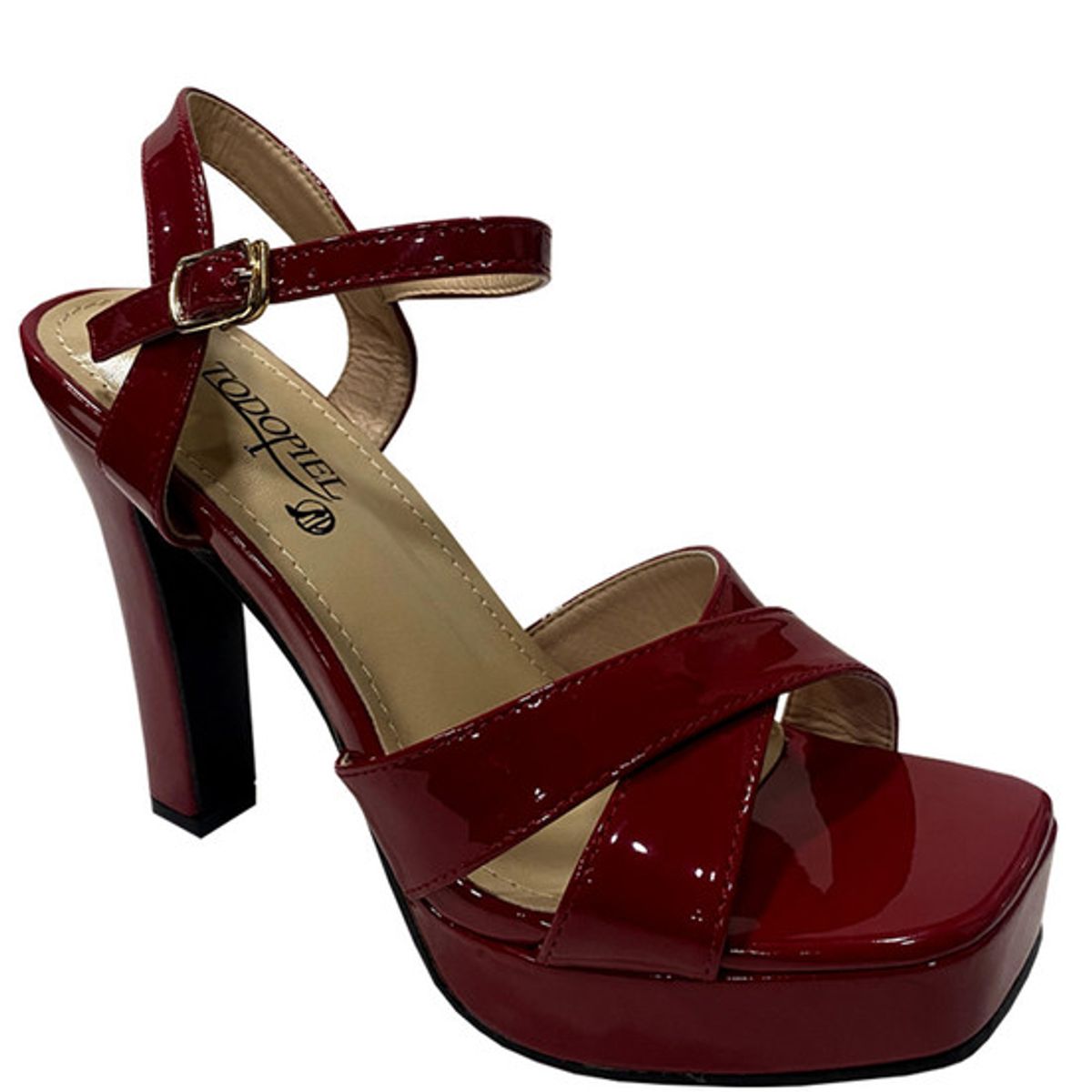 TODOPIEL - Sandalia Mujer Rojo Todopiel