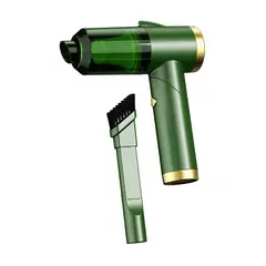 RENVMEXY - Aspirador plegable inalámbrico de succión fuerte 9000pa Verde Oliva