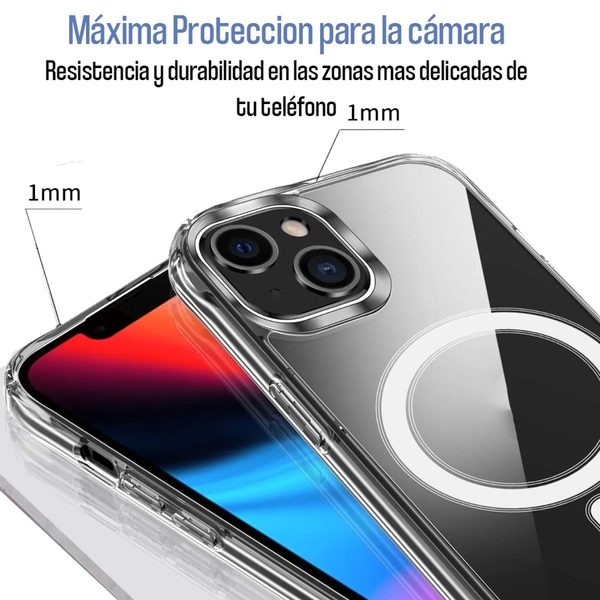 GENERICO - Carcasa Antishock Magsafe para iPhone 13 / 14