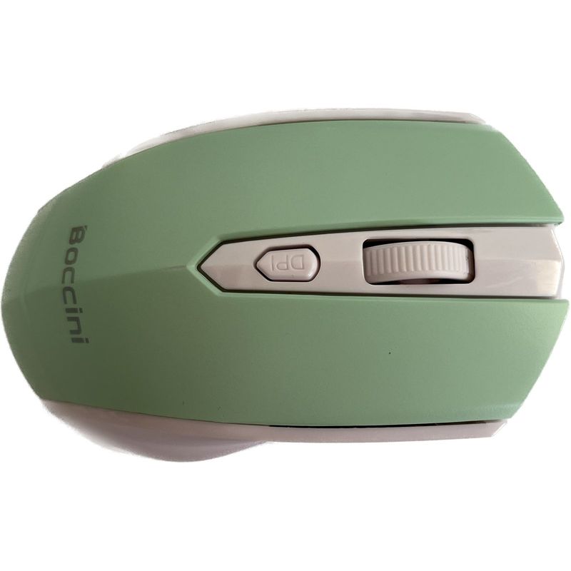 BOCCINI - MOUSE RECARGABLE INALAMBRICO VERDE