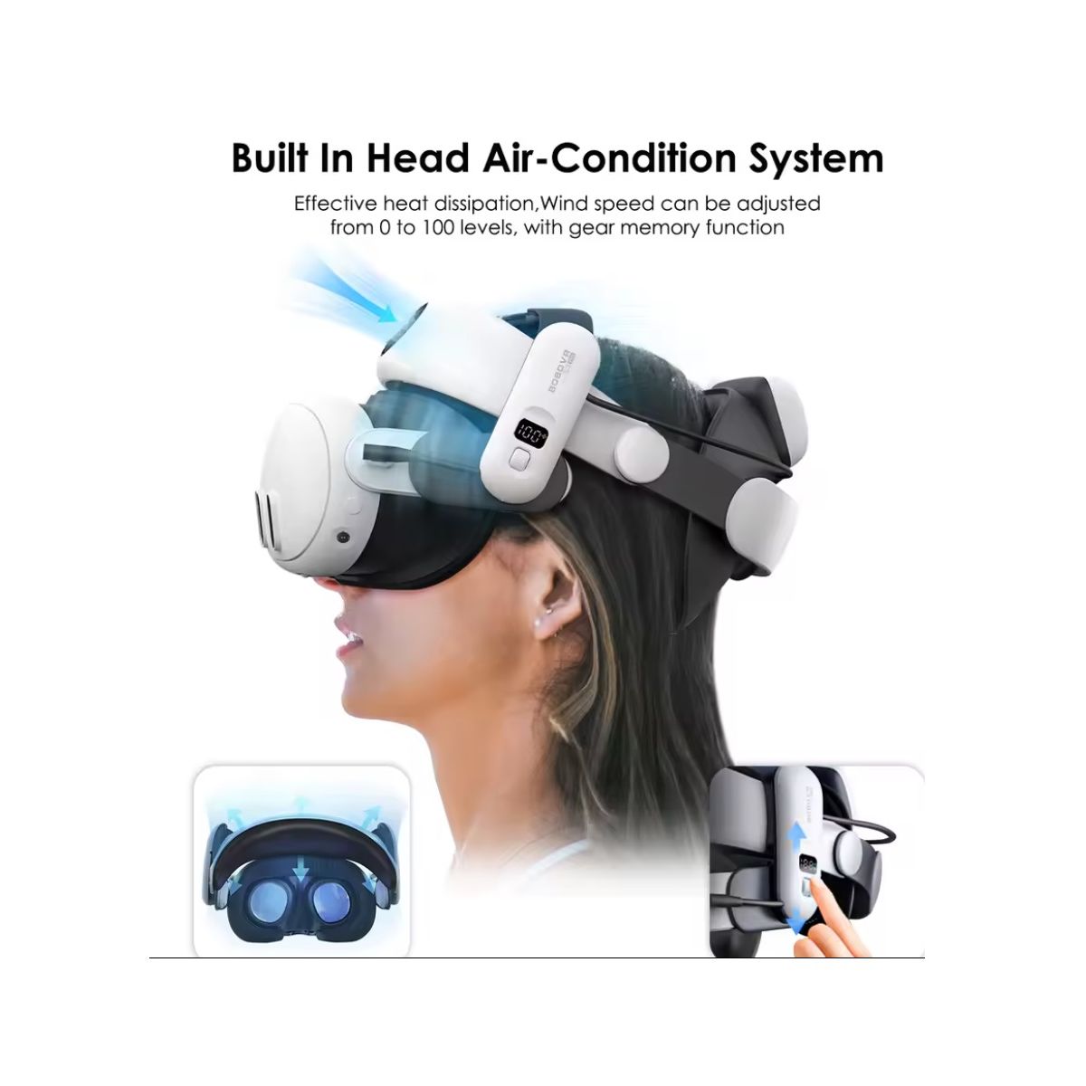 OCULUS - CORREA DE CABEZA -  BOBOVR M3 PRO para Oculus Quest 3 Correa de Halo Elite