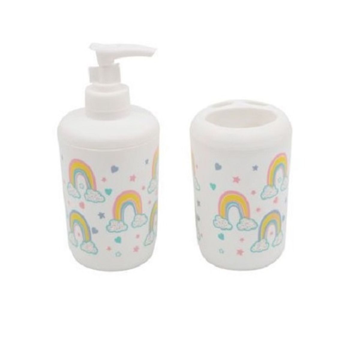 GENERICO - Dispensador Jabon Shampoo Baño Ducha Niños 2 Piezas Arcos