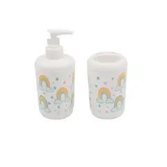 GENERICO - Dispensador Jabon Shampoo Baño Ducha Niños 2 Piezas Arcos