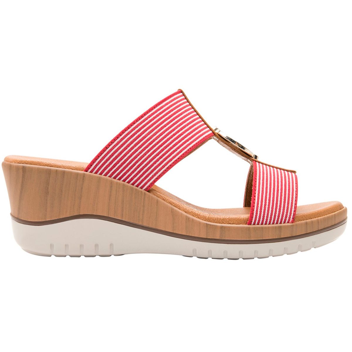 FLEXI - Sandalia Mujer Emily Roja Flexi.