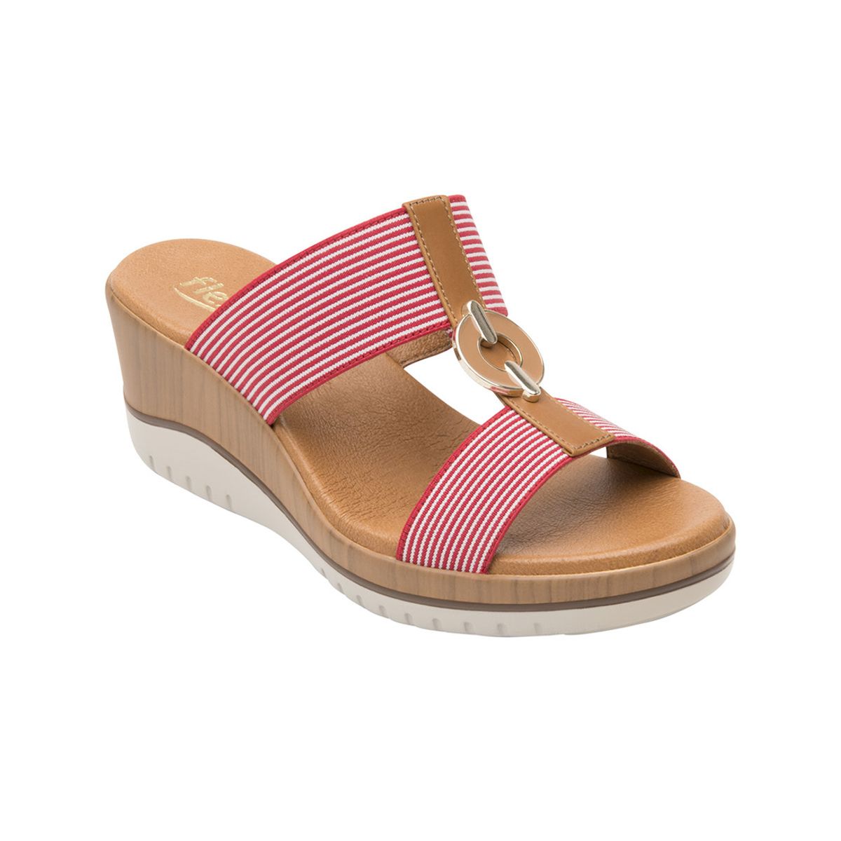 FLEXI - Sandalia Mujer Emily Roja Flexi.