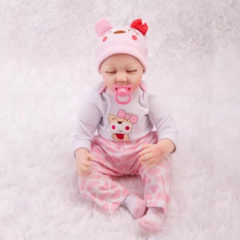 GENERICO - Muñeca Realista Reborn Dreams Rosa 55 CM
