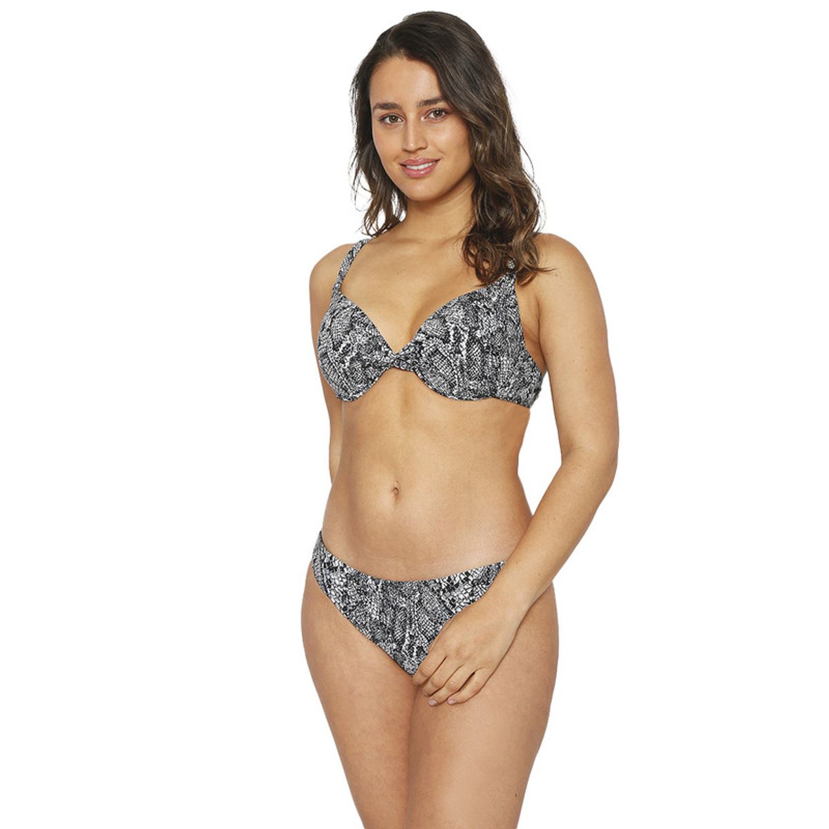 H2O WEAR - Traje de Baño Bikini Mujer H2O Wear Copa Estampado Gris Oscuro - Gris