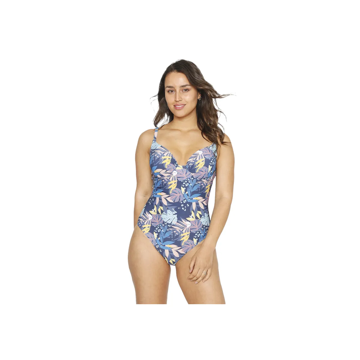 H2O WEAR - Traje de Baño Entero Mujer H2O Wear Copa Estampado Azul Zafiro - Azul