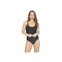 H2O WEAR - Traje de Baño Entero Mujer Cruzado Negro