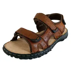 THUNDER BLUE - Sandalias de Cuero para Hombre 060