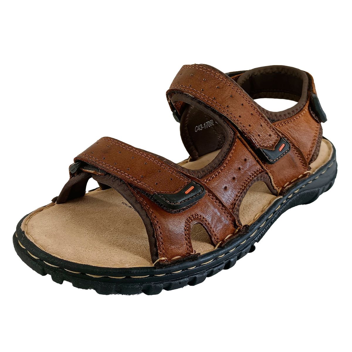 THUNDER BLUE - Sandalias de Cuero para Hombre 060