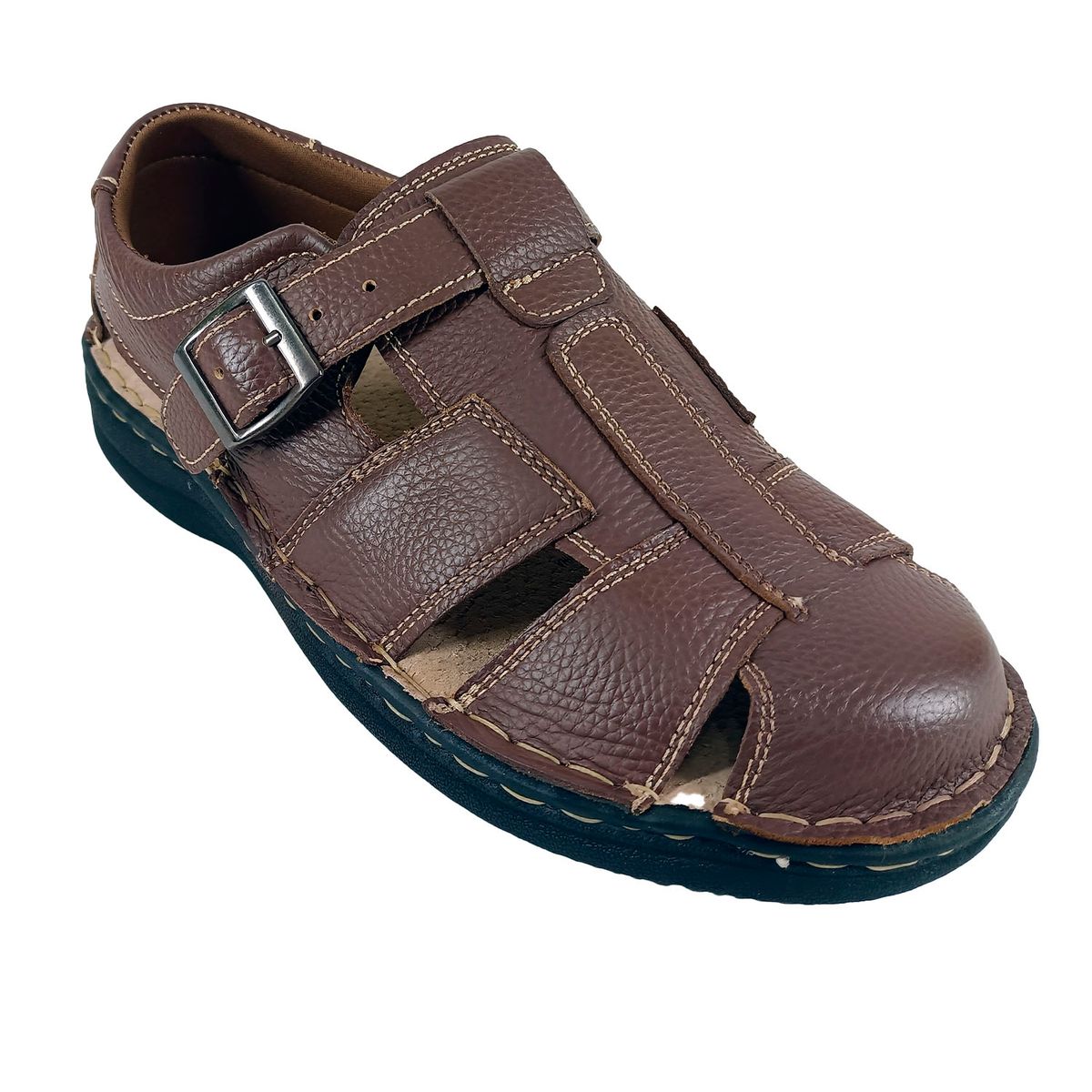 THUNDER BLUE - Sandalias de Cuero para Hombre 201