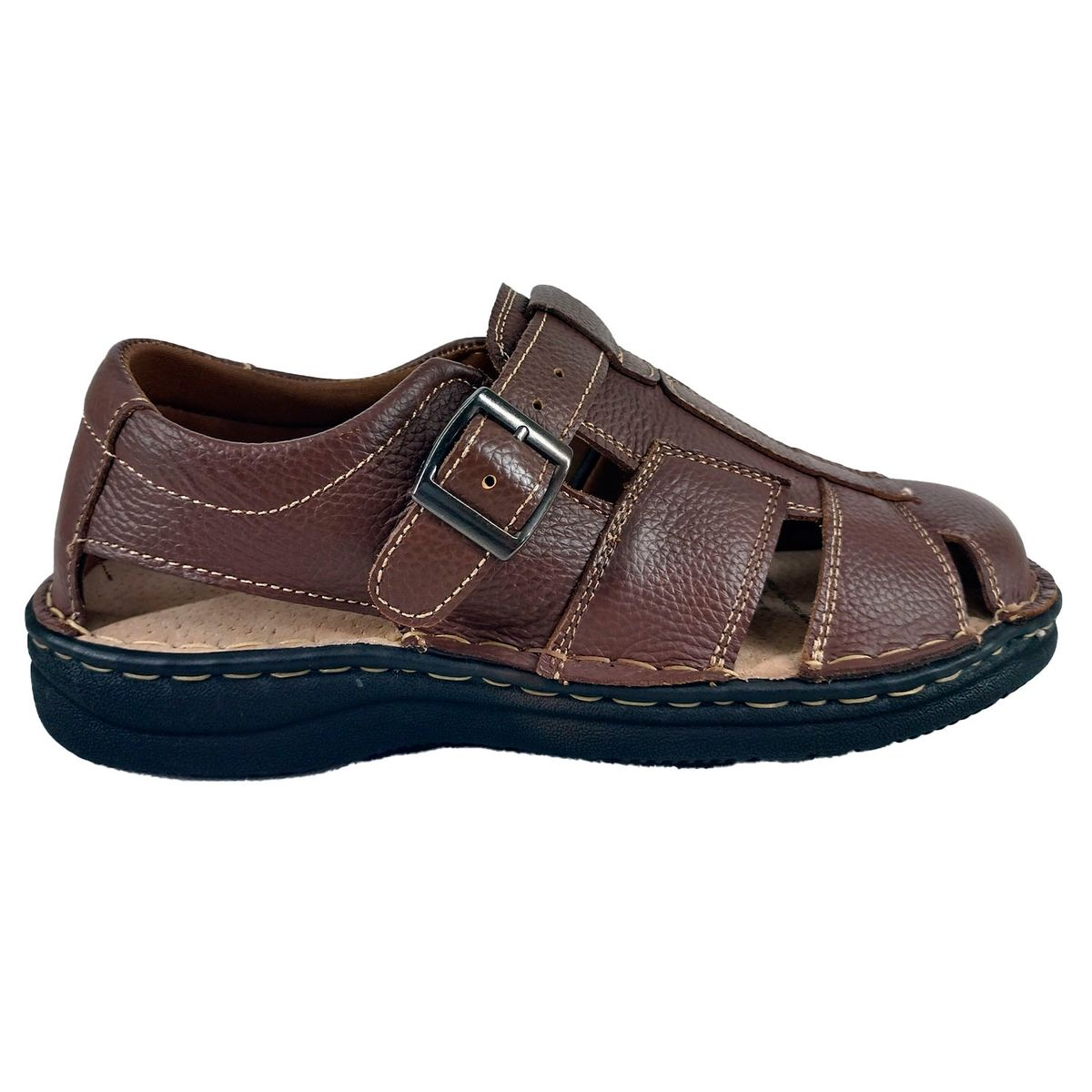 THUNDER BLUE - Sandalias de Cuero para Hombre 201
