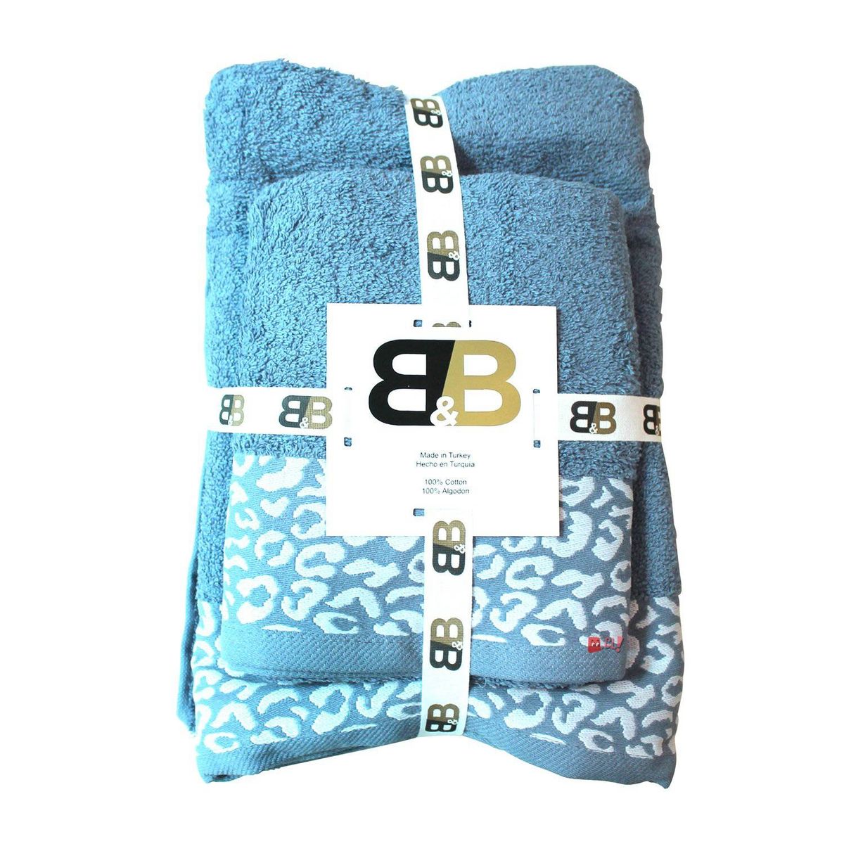 B&B - Juego De Dos Toallas Turcas Azuldiseño Bb Kitchen - Ps