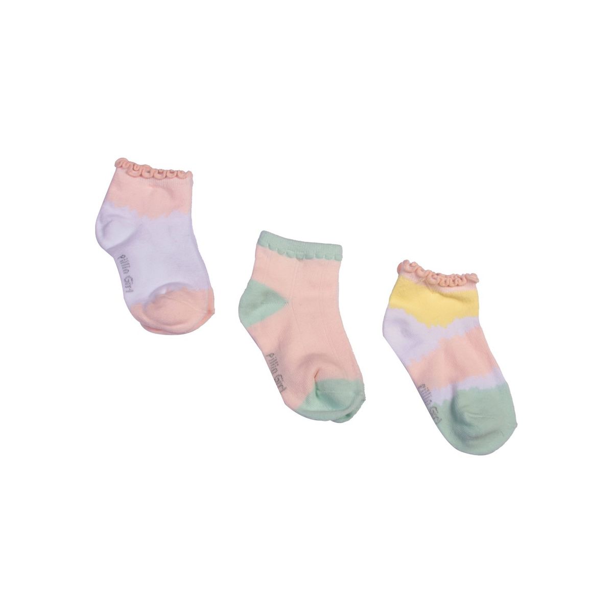 PILLIN - Set 3 Pzas Calcetín Niña Multicolor Pillín PILLIN