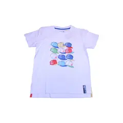 PILLIN - Polera Niño Blanco