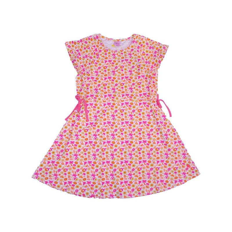 PILLIN - Vestido Niña Naranja Pillin - Naranjo
