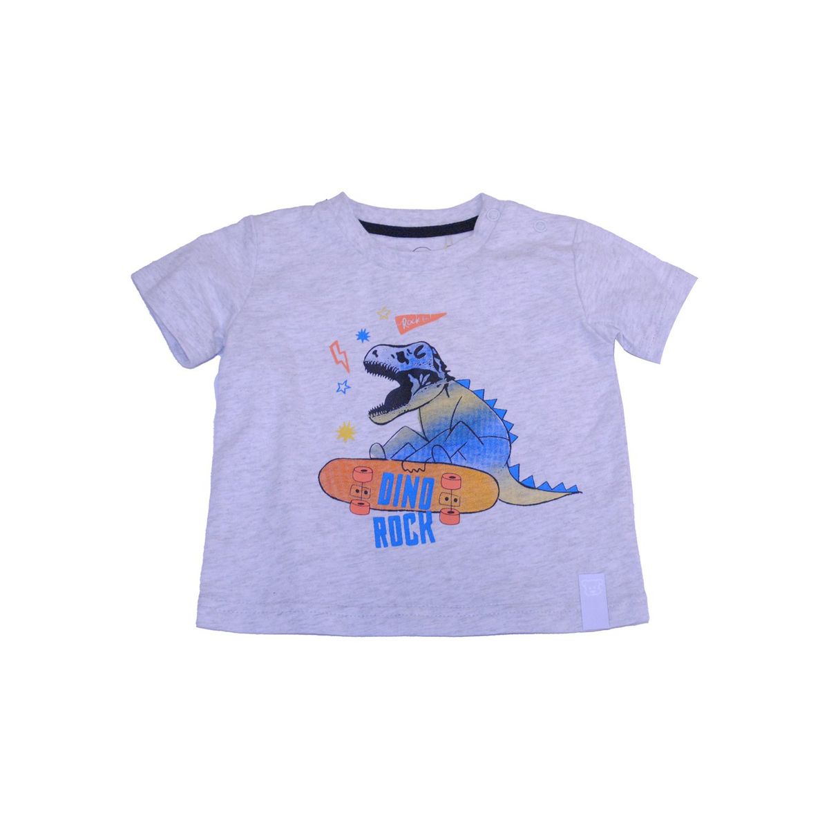 PILLIN - Polera Bebe Niño Gris claro Pillin PILLIN