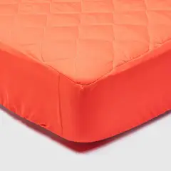ARTHOME - Cubrecolchon Rojo 1.5 Plazas