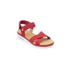 FLEXI - Sandalia mujer amarilis 106513rojo