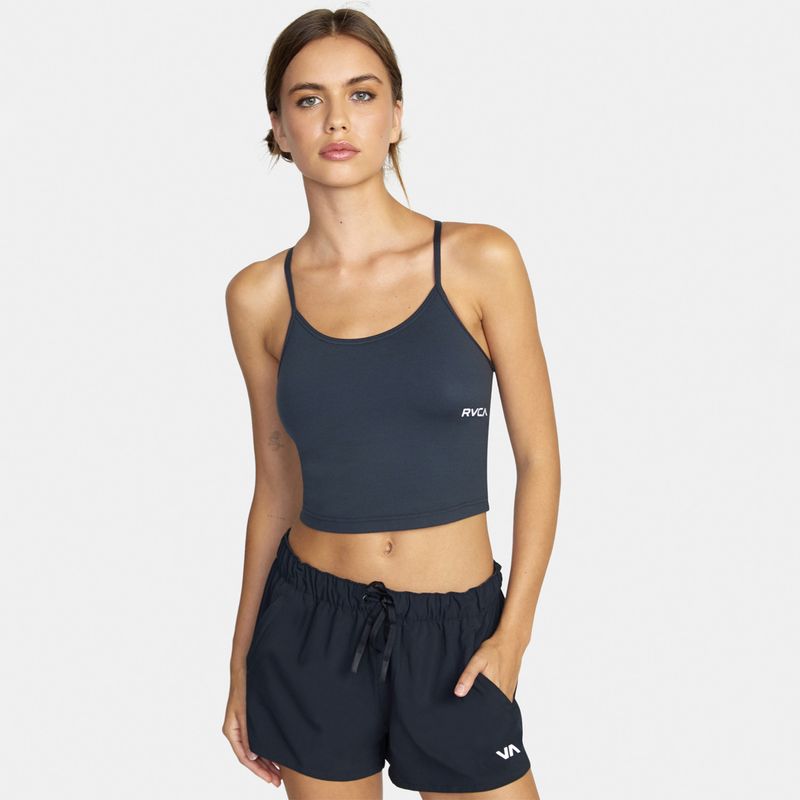 RVCA - Peto Deportivo Mujer Base Tank Negro RVCA
