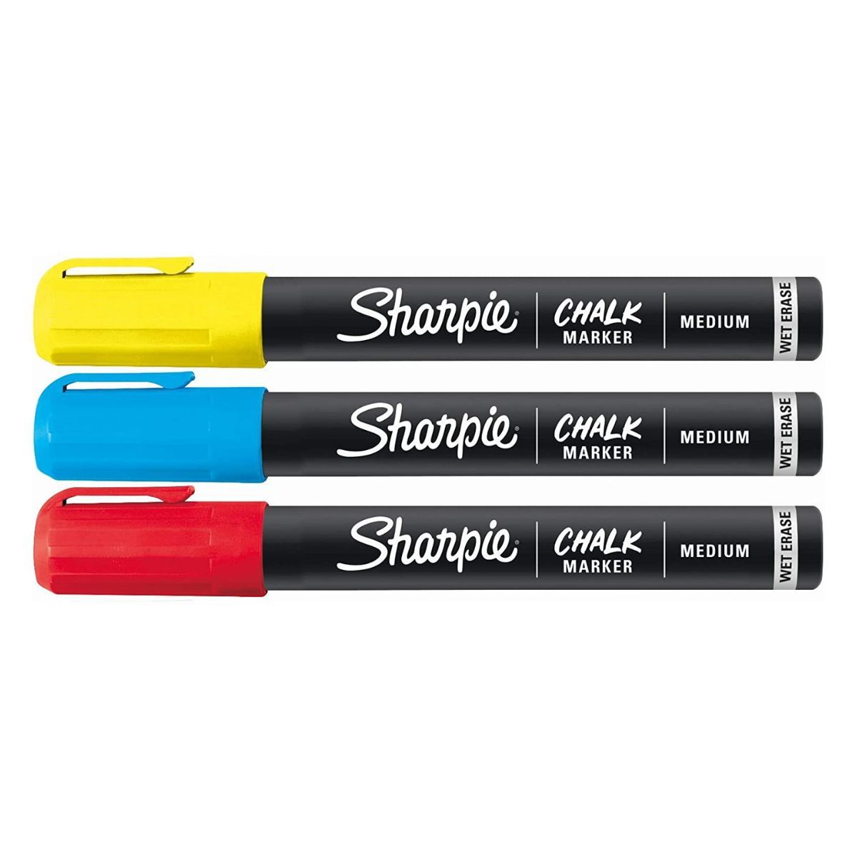 SHARPIE - Set 3 Marcadores Sharpie de Tiza Líquida Borrable Primarios