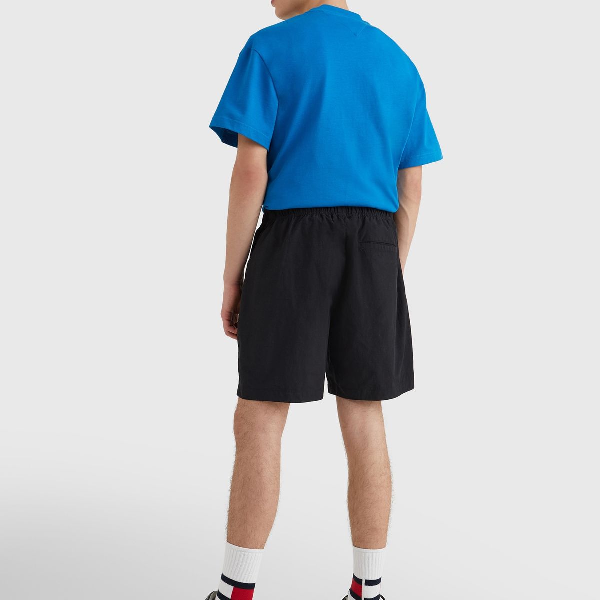 TOMMY HILFIGER - Bermuda Con Cinturón  Negro Tommy Jeans