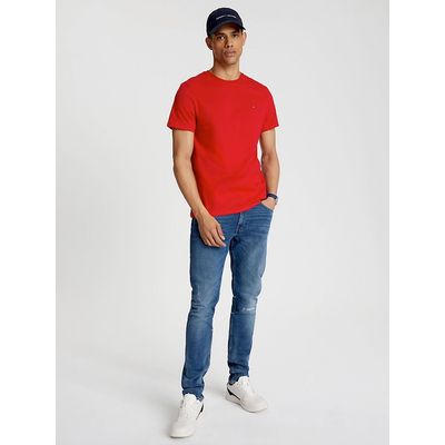 Imagen 2 del producto Polera Essential Cotton C-Neck Slim Fit Rojo